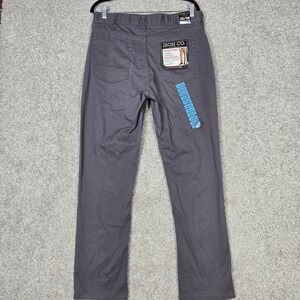 Iron Co. Patriot Pants Men's 32x30 Straight Grey Stretch 5 pocket Classic NEW
